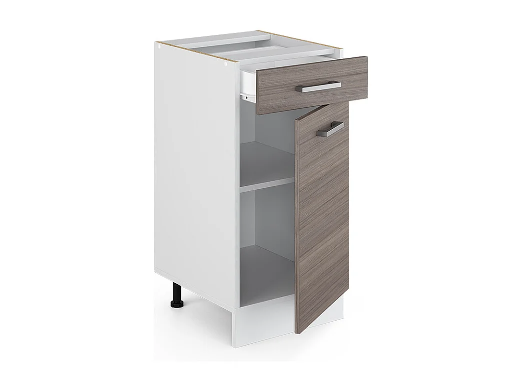 Meuble cuisine gris noble 40x46x81.6 r-line