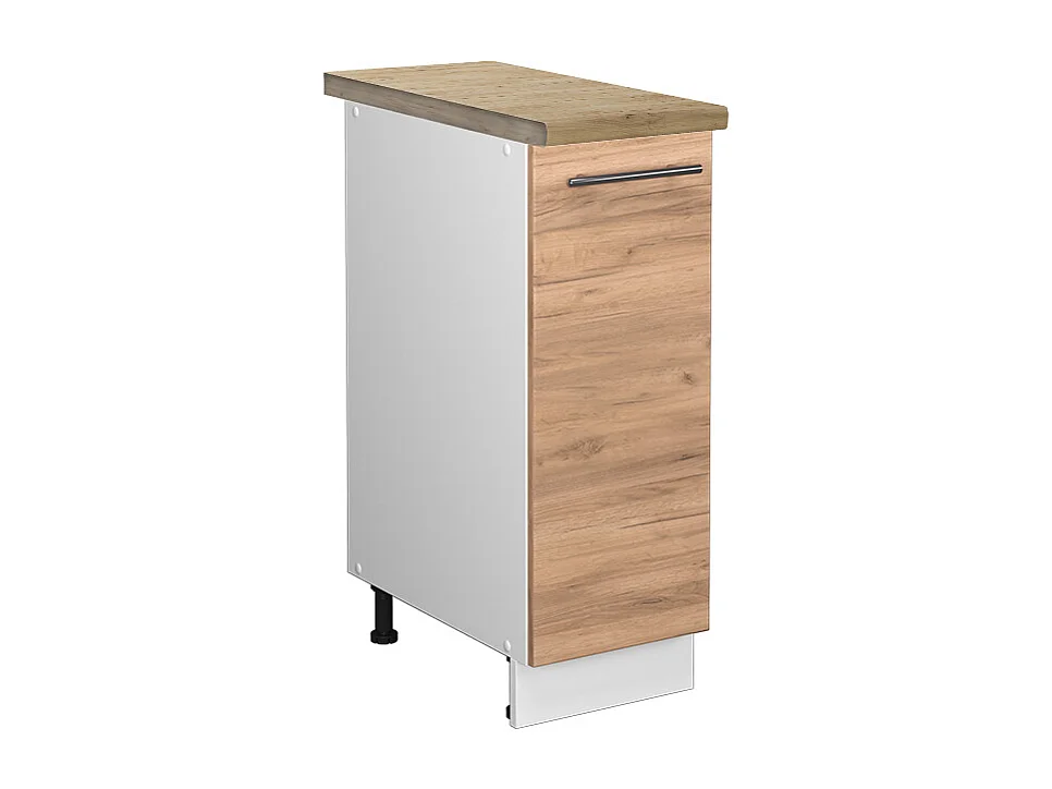 Meuble de cuisine chêne de force doré 30x60x82 fame-line