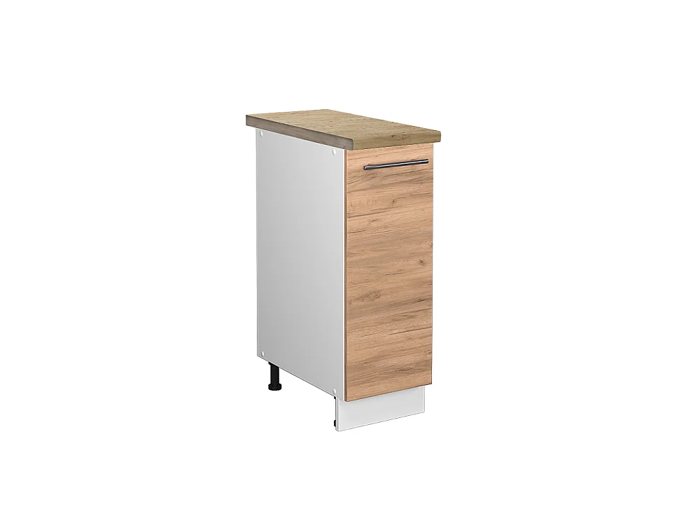 Meuble de cuisine chêne de force doré 30x60x82 fame-line