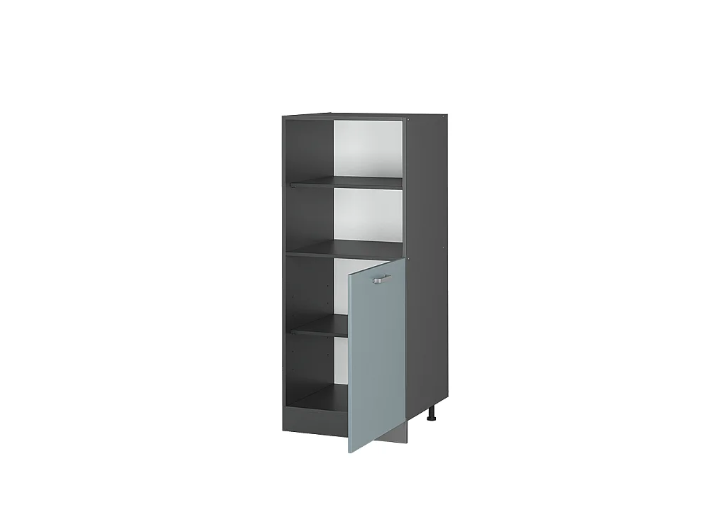 Meuble pour four bleu-gris 60x57x143 r-line