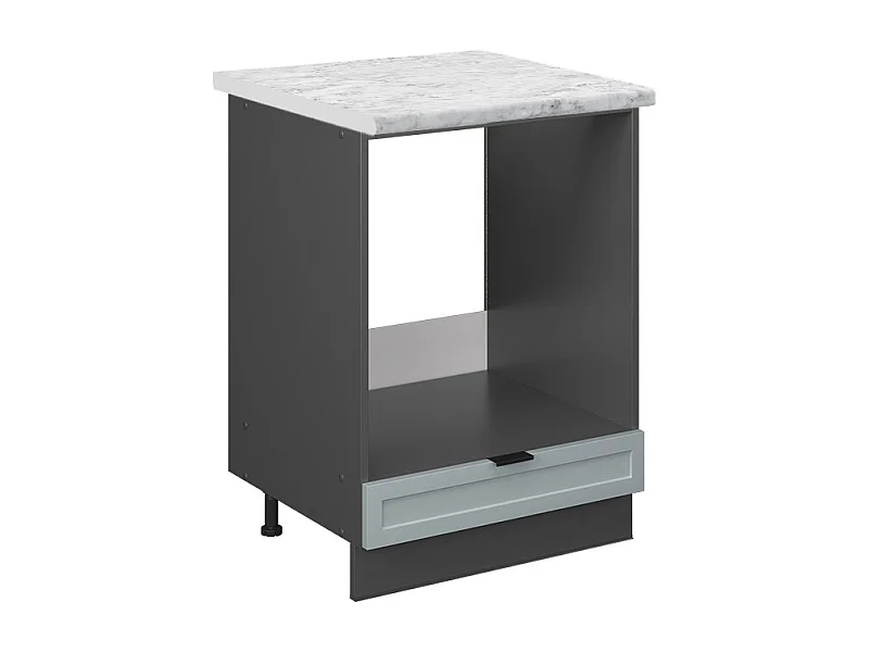 Ovenombouwkast licht blauw-grijs 60x60x82 fame-line