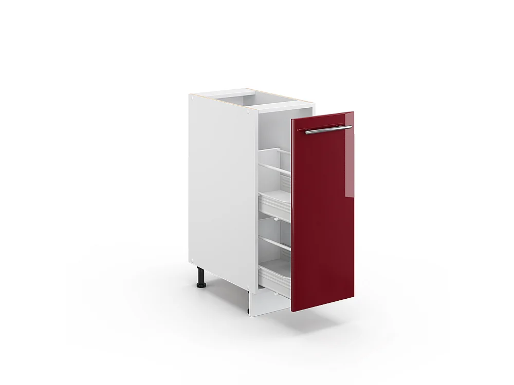 Pharmacy cabinet bordeaux high gloss 30x51.6x82 fame-line