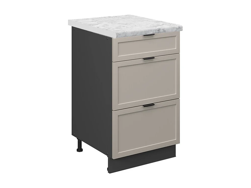 Meuble cuisine grisbeige 50x60x82 fame-line