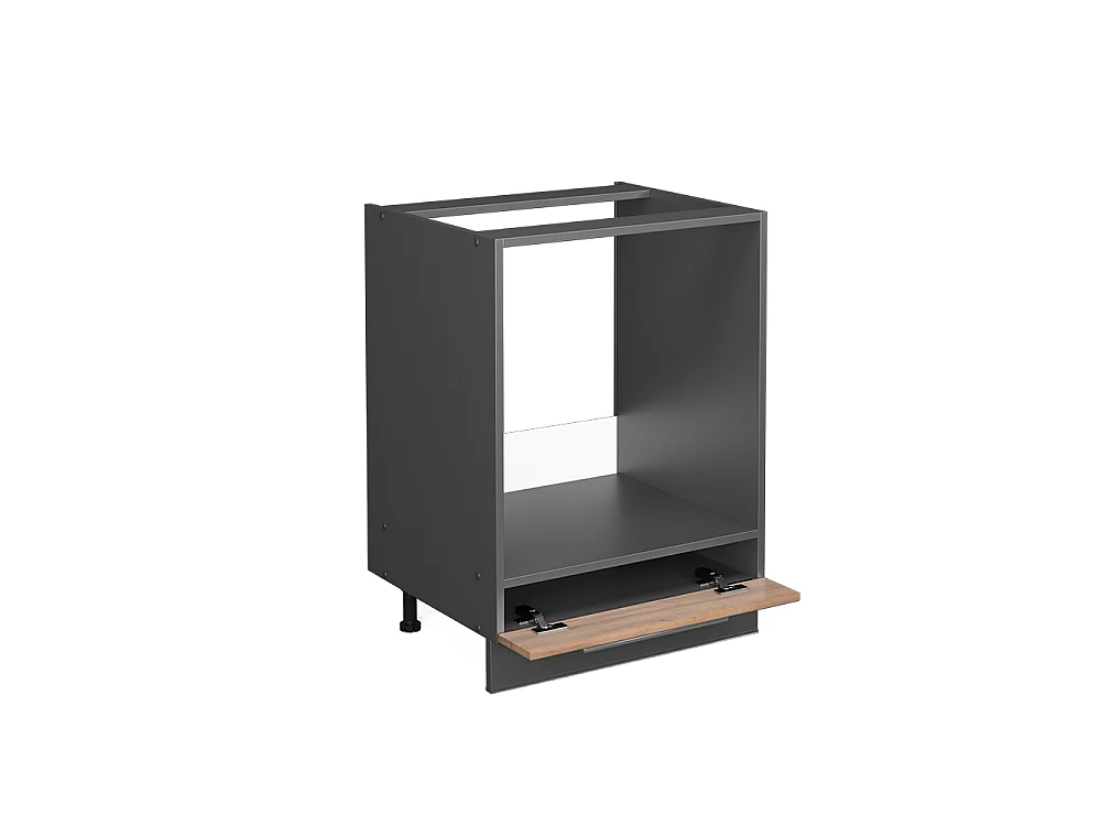 Mobile per forno da incasso Rovere dorato 60x60x82 fame-line