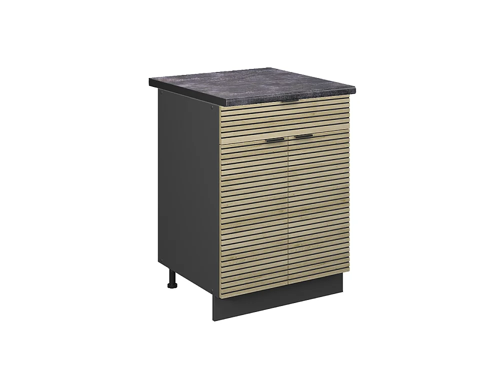 Küchenunterschrank eiche paneel 60x60x82 fame-line