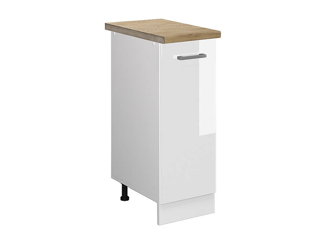 Armadio cucina dispensa alto bianco lucido 30x60x81.6 r-line