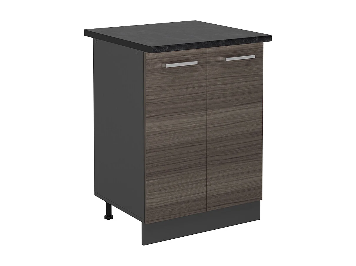 Mobiletto base cucina grigio nobile 60x60x81.6 r-line