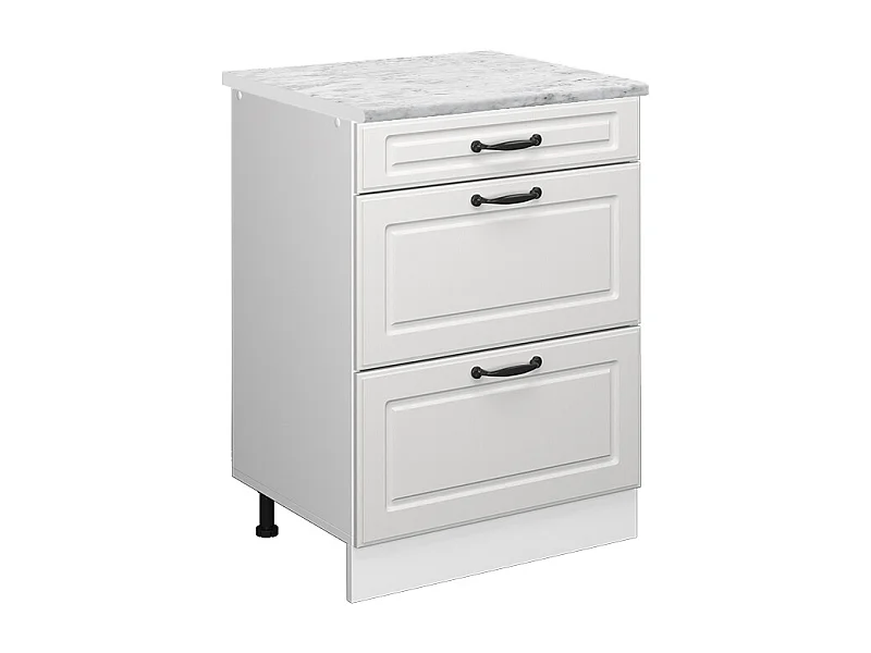 Meuble cuisine blanc campagne 60x60x81.6 r-line