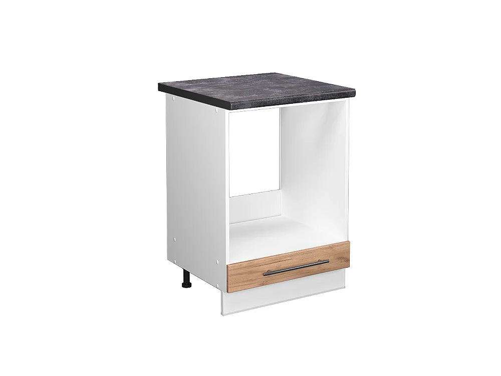 Meuble pour four chêne de force doré 60x60x82 fame-line