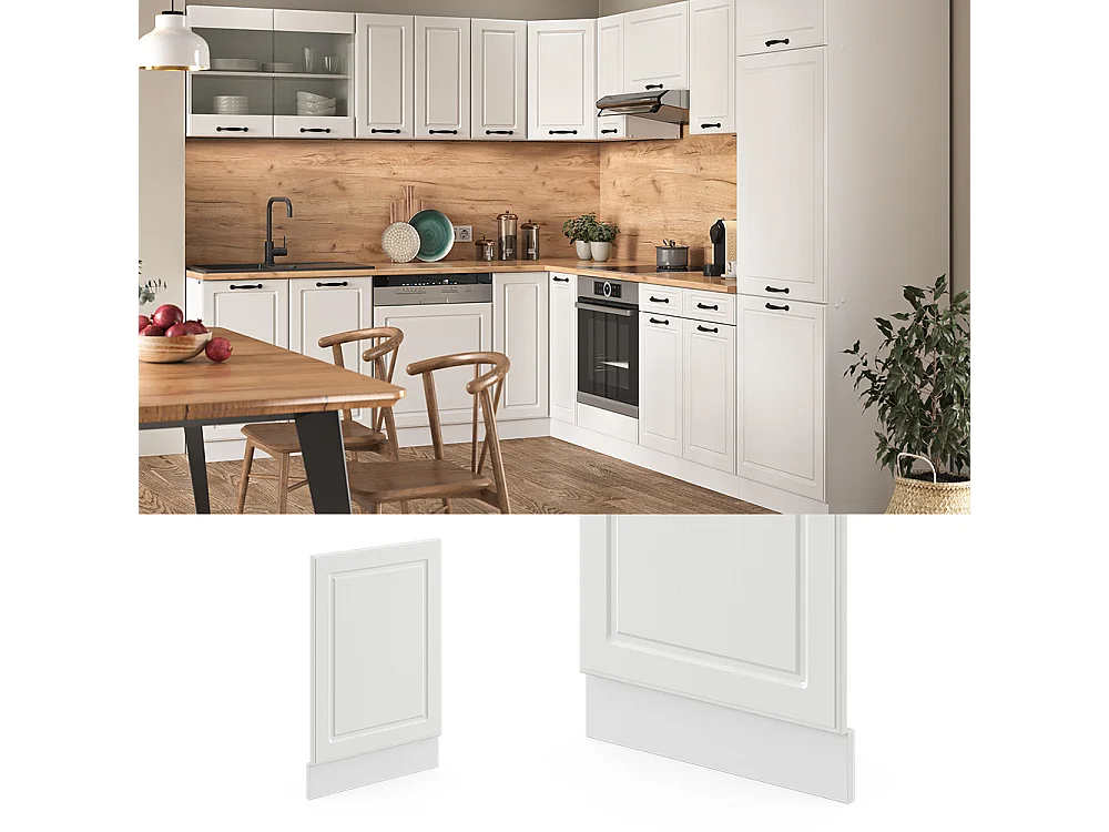 Pannello frontale bianco casa di campagna 45x1.6x57.2 r-line