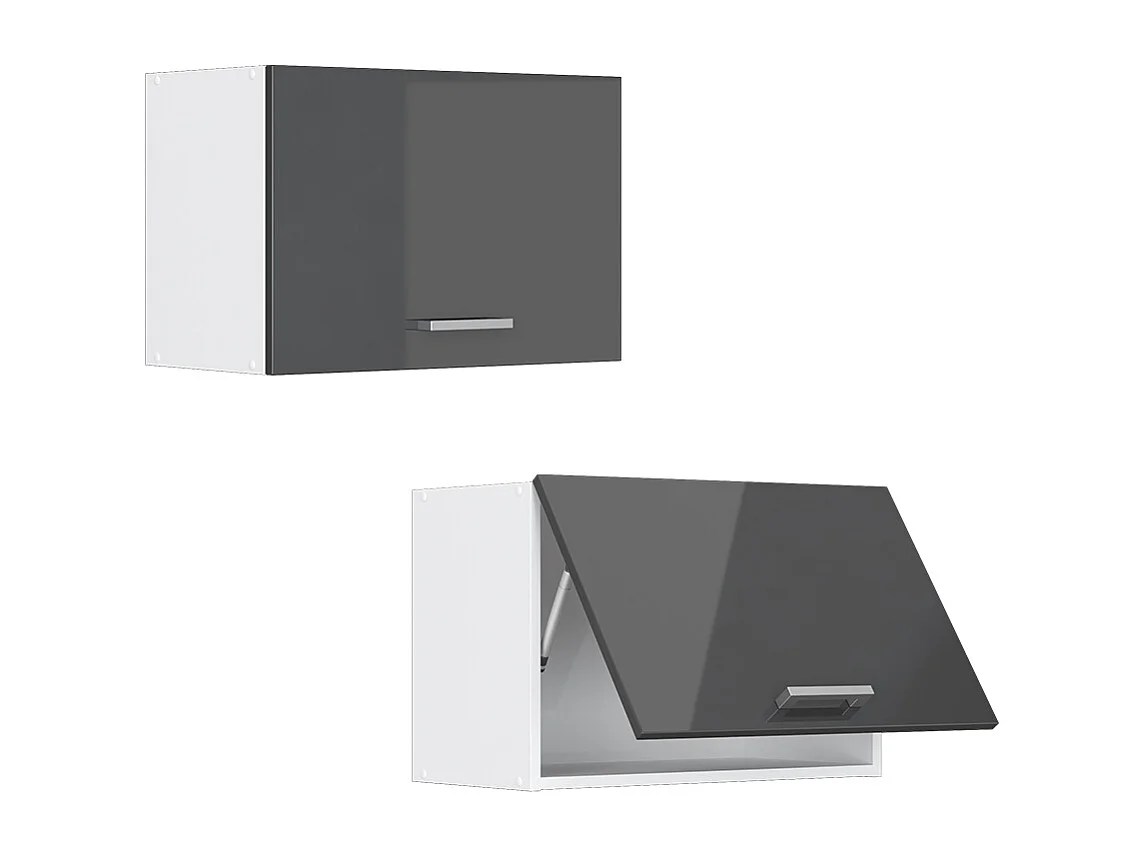 Hängeschrank anthrazit hochglanz 60x31x40 r-line
