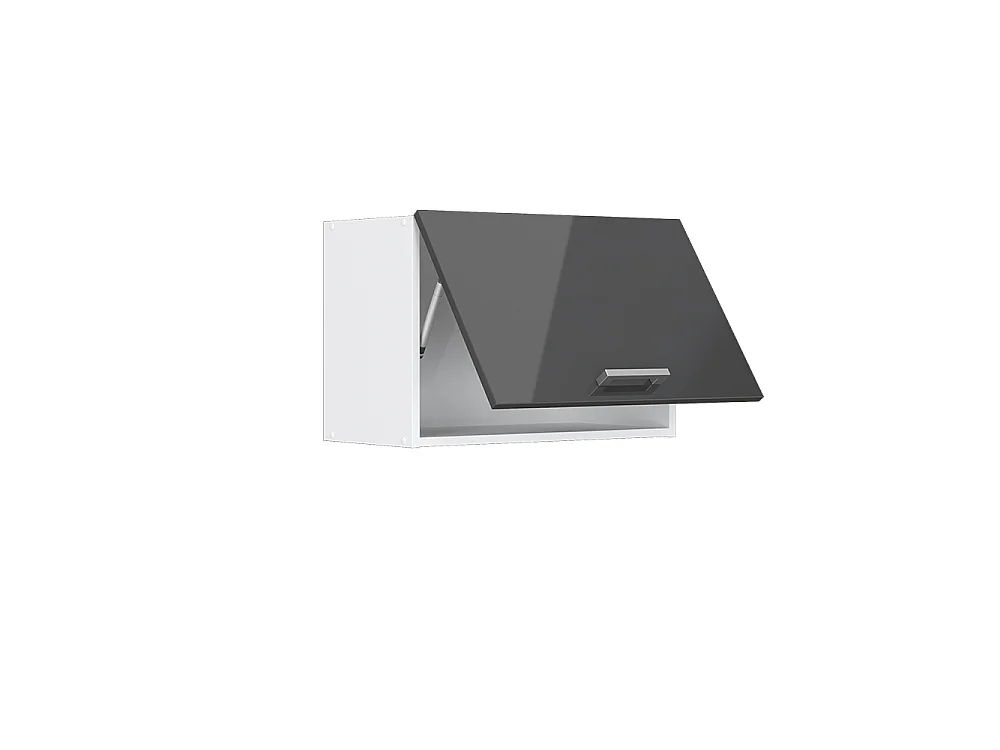 Elément haut de cuisine anthracite haute brillance 60x31x40 r-line