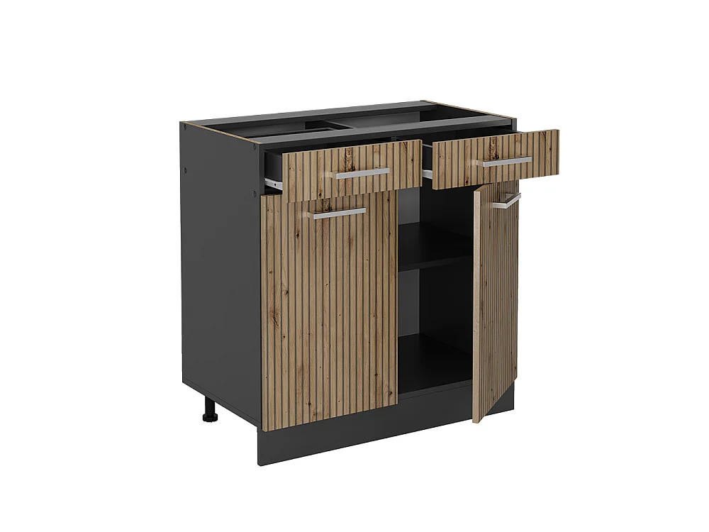 Meuble cuisine chêne artisan 80x46x81.6 r-line