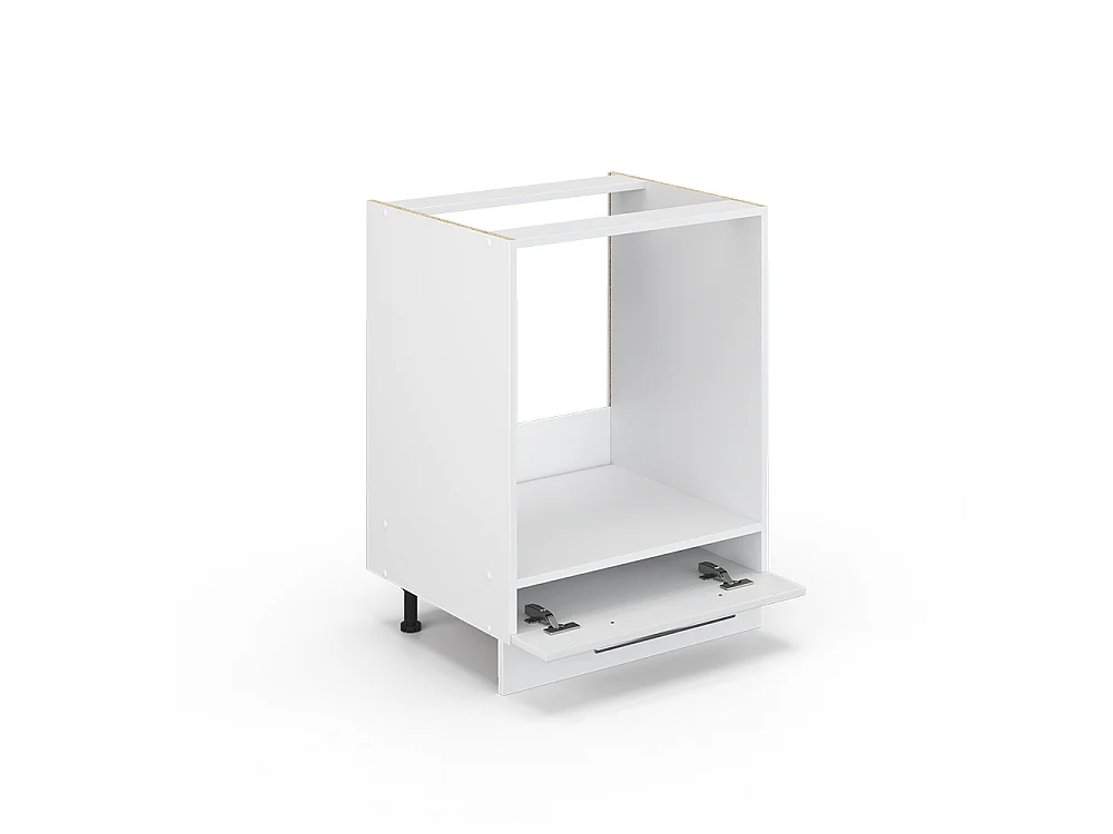 Armario para horno empotrado blanco alto brillo 60x51.6x82 fame-line