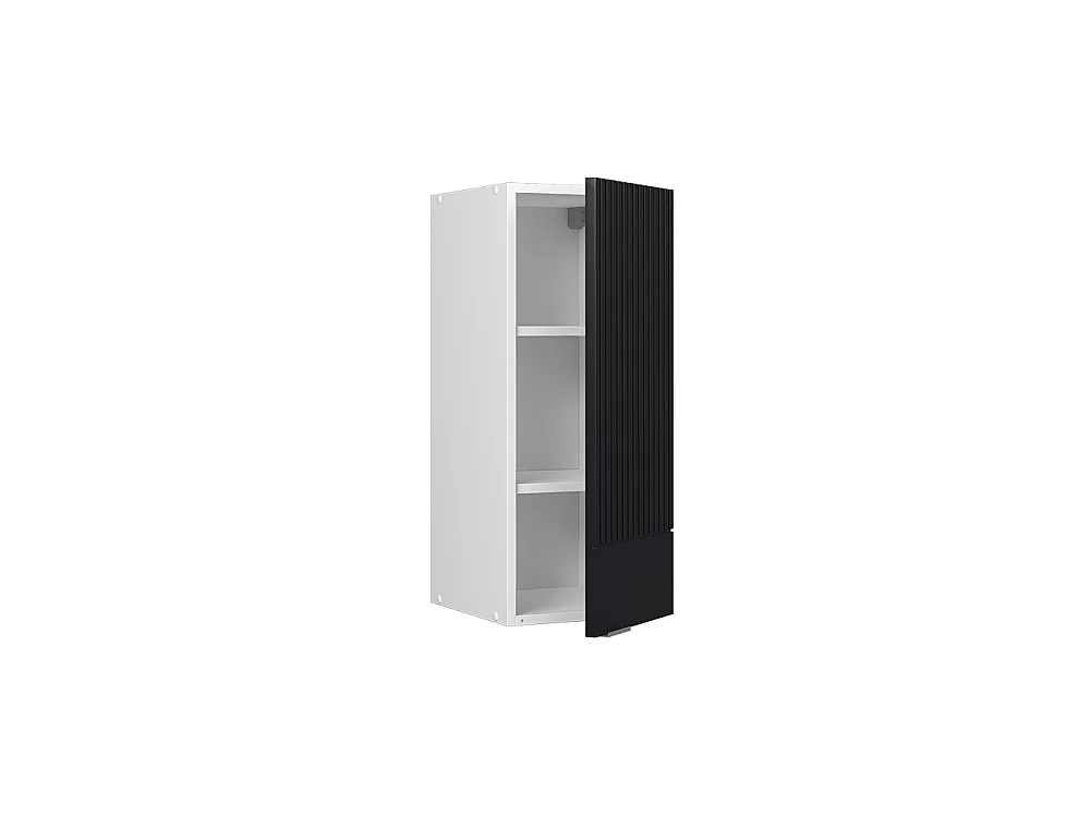 Wall cabinet black striped 30x34.1x72 fame-line