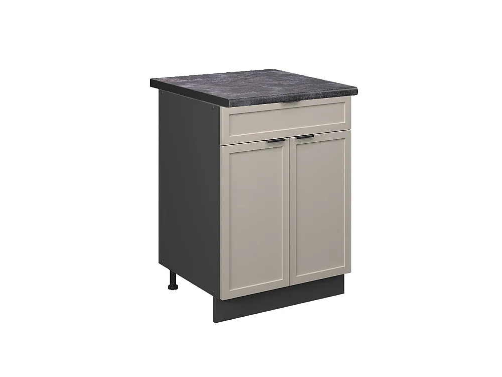 Meuble cuisine grisbeige 60x60x82 fame-line