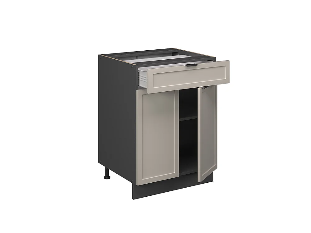 Meuble cuisine grisbeige 60x60x82 fame-line