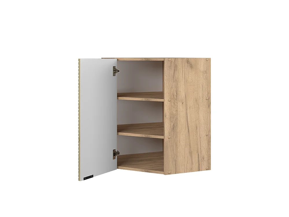 Hoek hangkast eiken paneel 57x34.1x72 fame-line