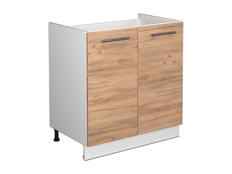 Armario bajo para fregadero roble dorado 80x51.6x82 fame-line