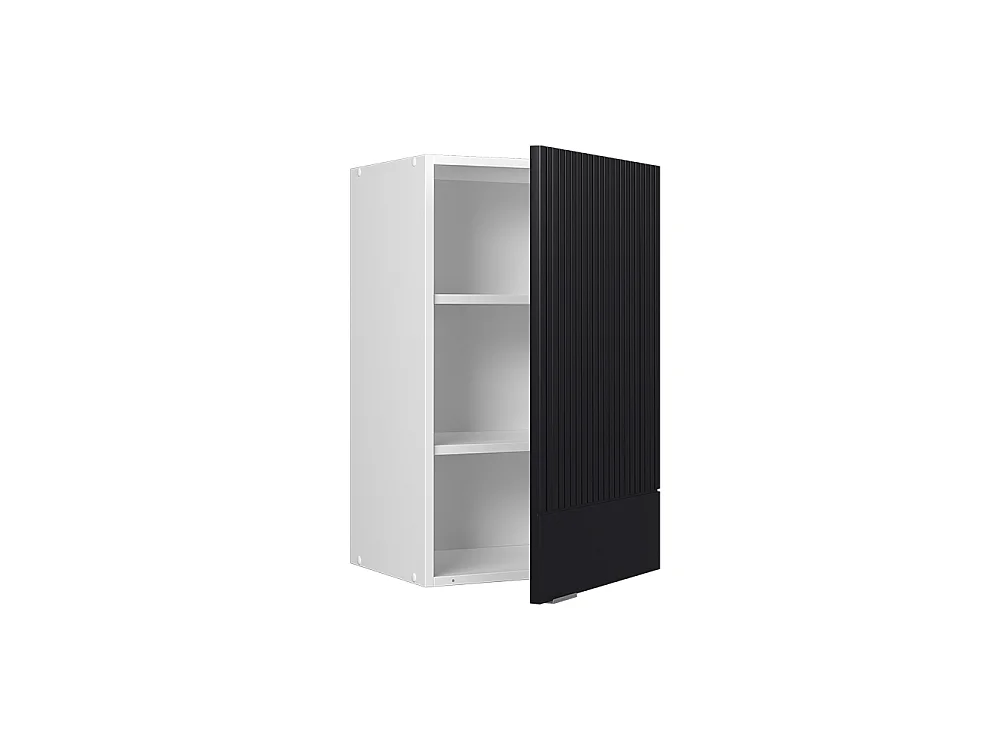 Wall cabinet black striped 45x34.1x72 fame-line