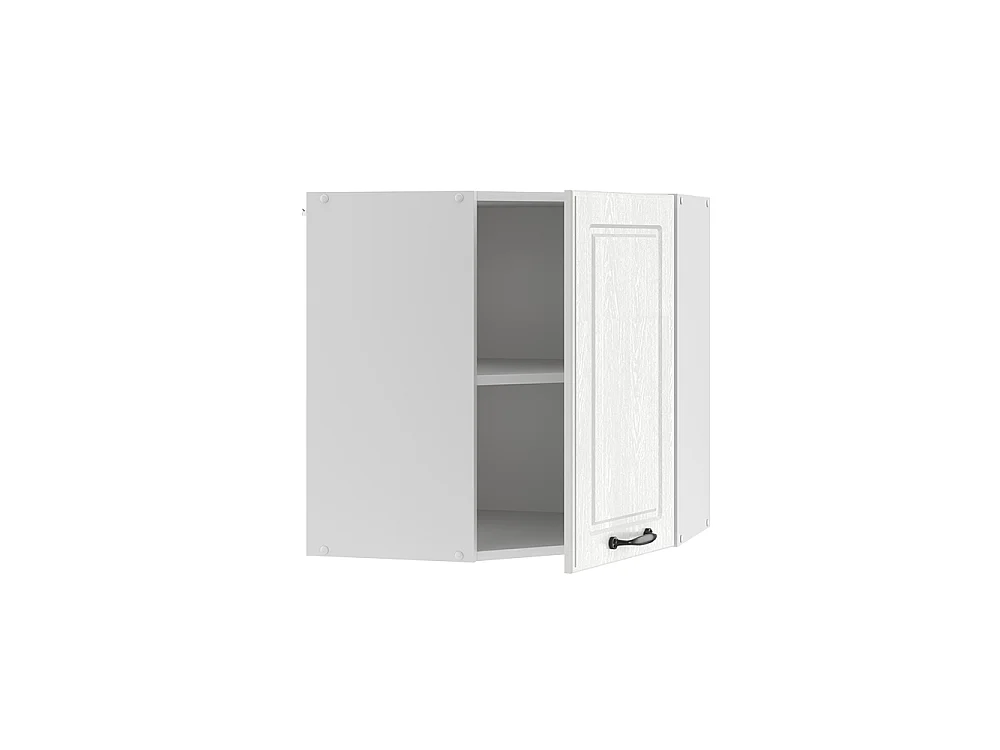 Corner wall cabinet white shaker style57x34.1x60 r-line