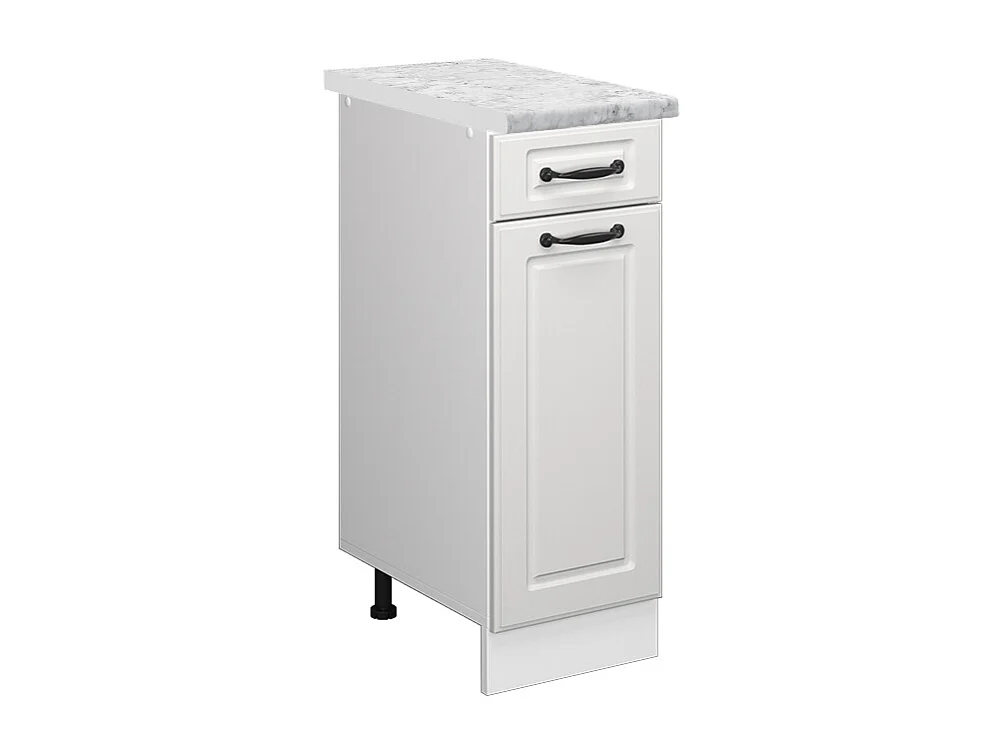 Mueble bajo de cocina blanco casa de campo 30x60x81.6 r-line