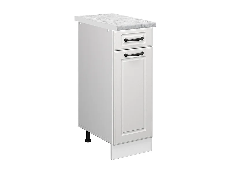 Meuble cuisine blanc campagne 30x60x81.6 r-line