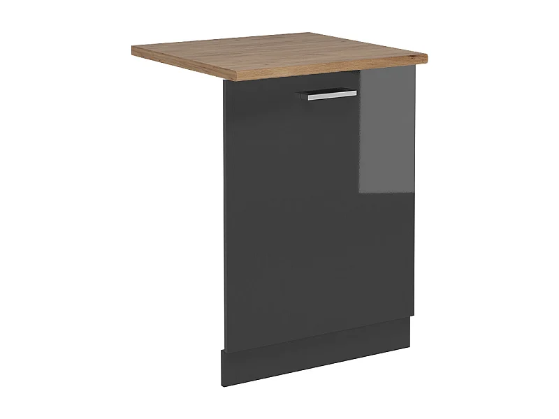 Geschirrspülblende anthrazit hochglanz 60x1.6x81.8 r-line