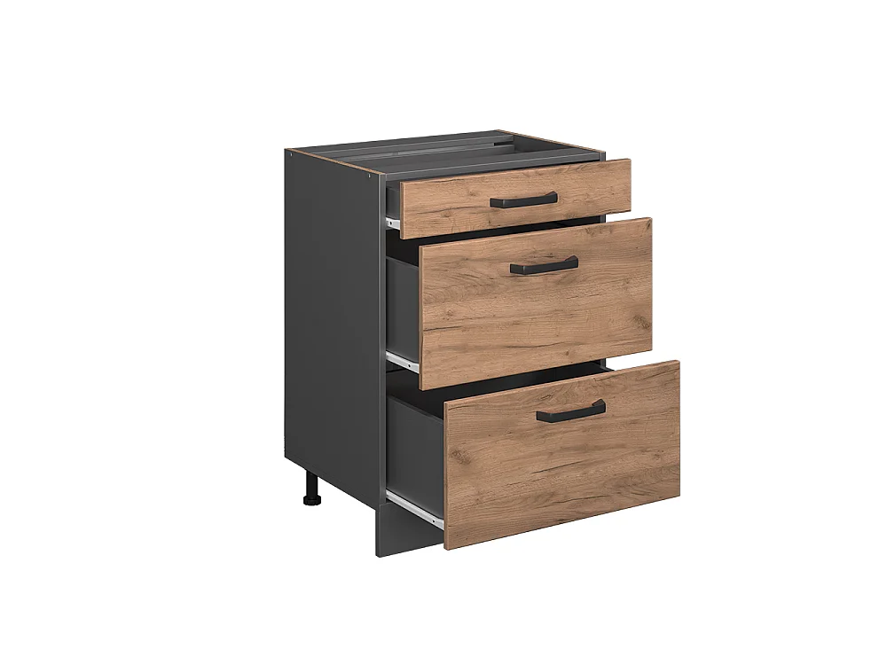 Meuble cuisine chêne de force doré 60x46x81.6 r-line