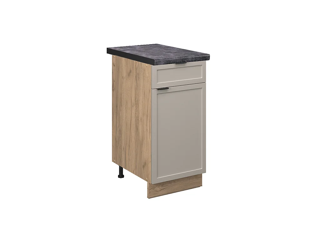 Mobiletto base per cucina grigiobeige 40x60x82 fame-line