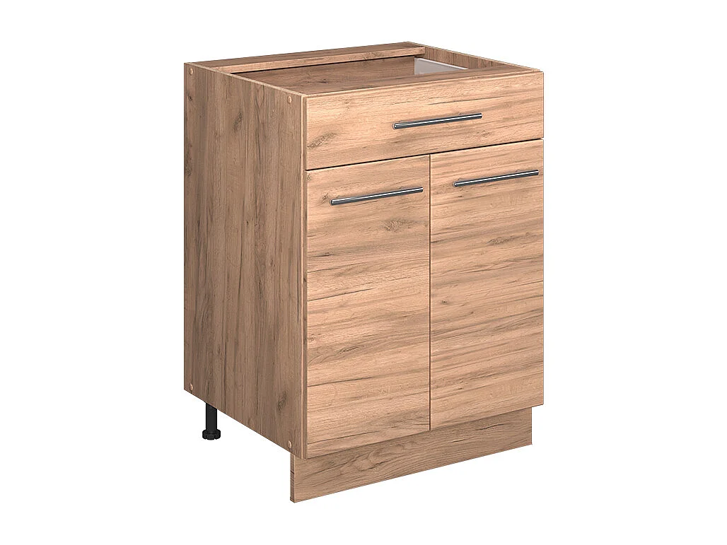 Meuble cuisine chêne de force doré 60x51.6x82 fame-line