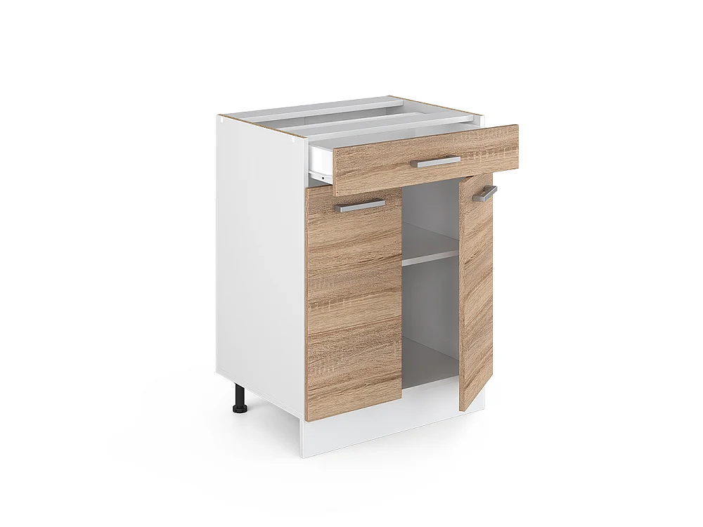 Mobiletto base per cucina sonoma 60x60x81.6 r-line