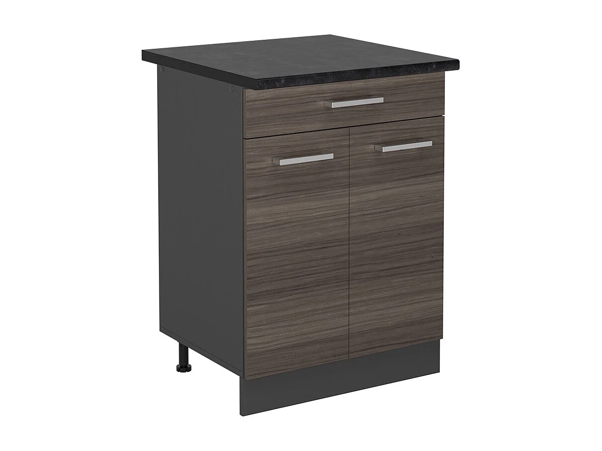 Mueble bajo de cocina gris noble 60x60x81.6 r-line