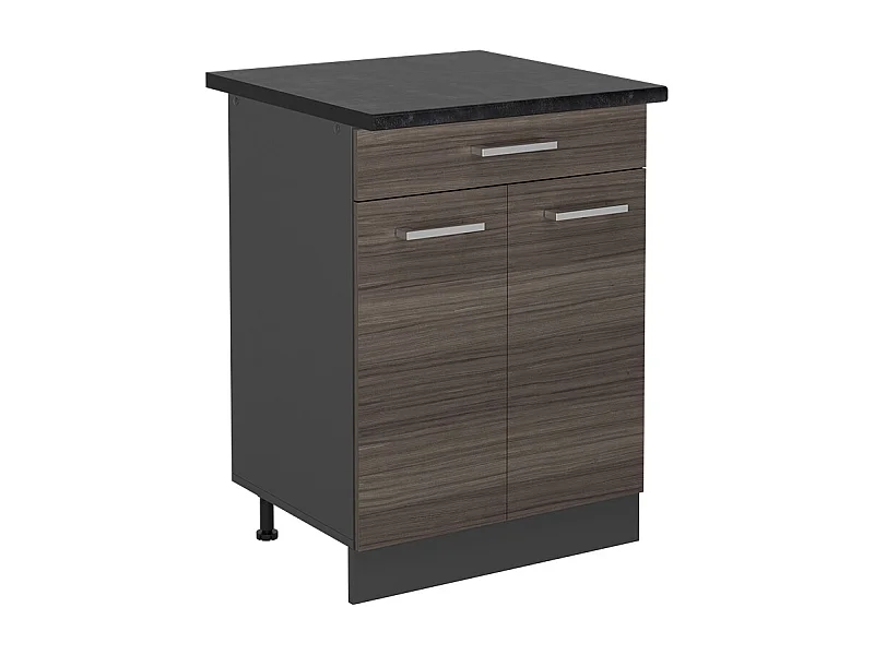 Meuble cuisine gris noble 60x60x81.6 r-line