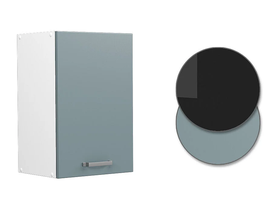 Armario colgante gris azulado 40x31x60 r-line