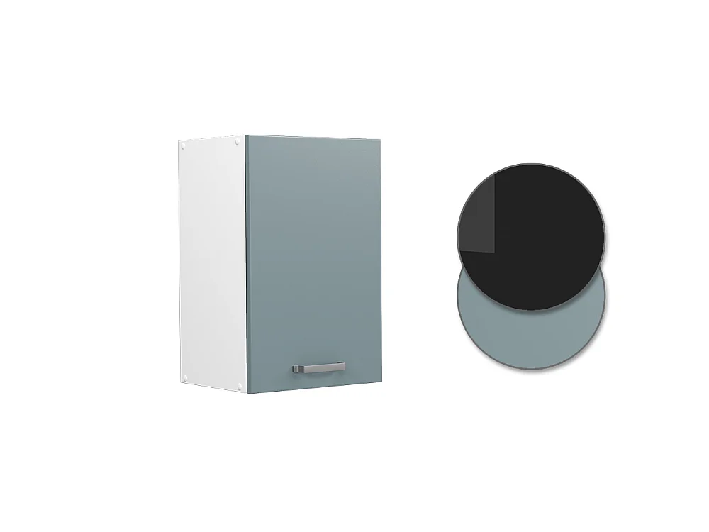 Wall cabinet blue-grey 40x31x60 r-line