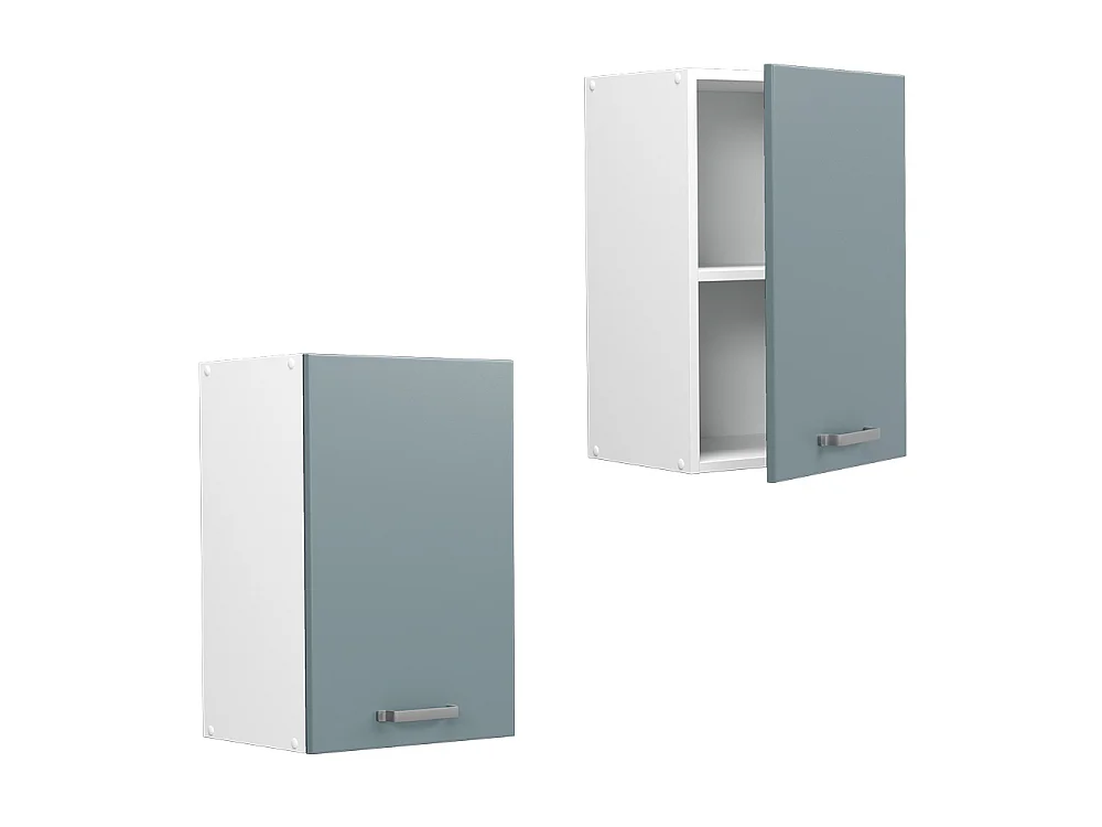 Wall cabinet blue-grey 40x31x60 r-line