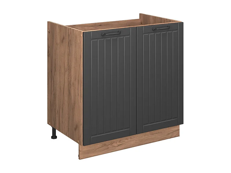 Spülenunterschrank dunkelgrau 80x60x82 fame-line