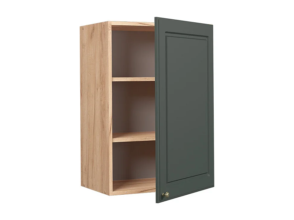 Armario colgante verde dorado casa de campo 50x34.1x72 fame-line