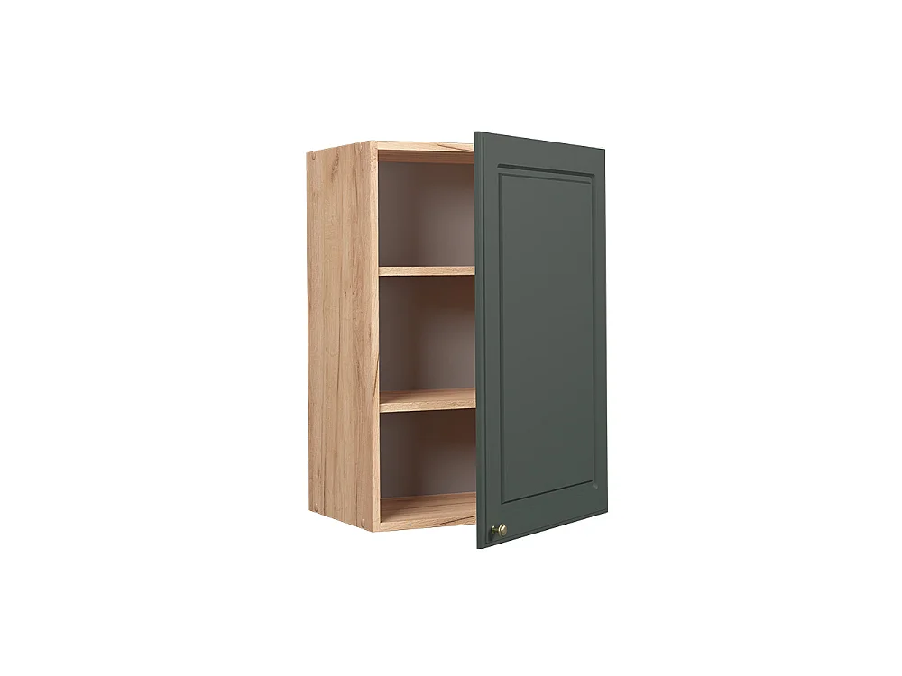 Wall cabinet green-gold country house 50x34.1x72 fame-line