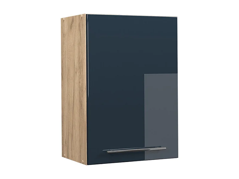 Armario colgante azul oscuro alto brillo 50x34.1x72 fame-line