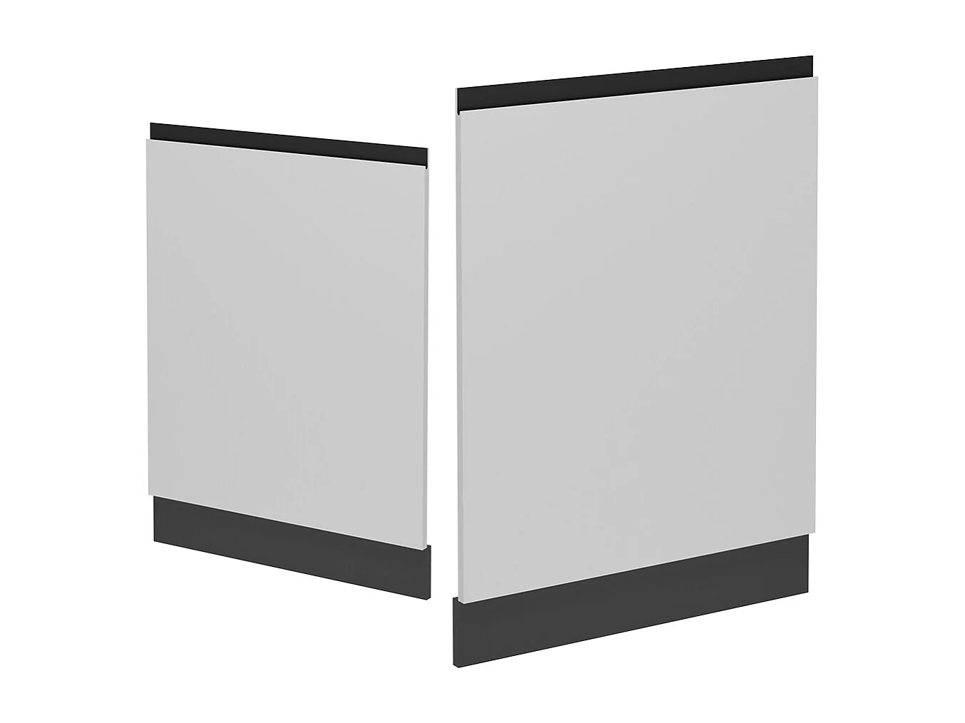 Façade de lave-vaisselle blanc 60x1.6x81.8 r-line