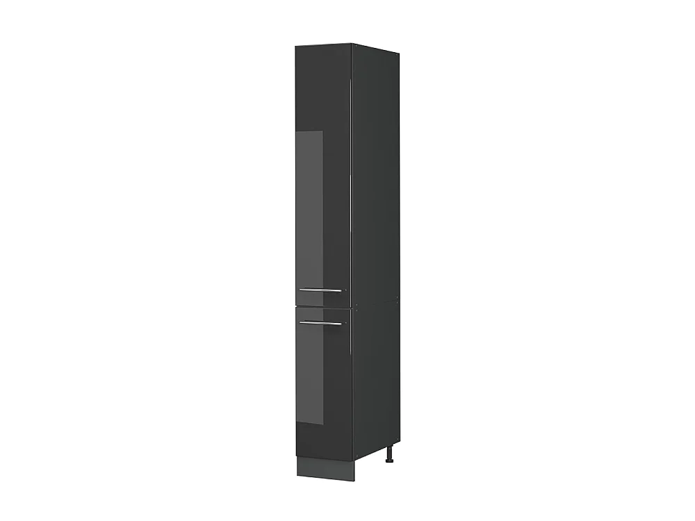 Küchenunterschrank anthrazit hochglanz 30x58x206.8 fame-line