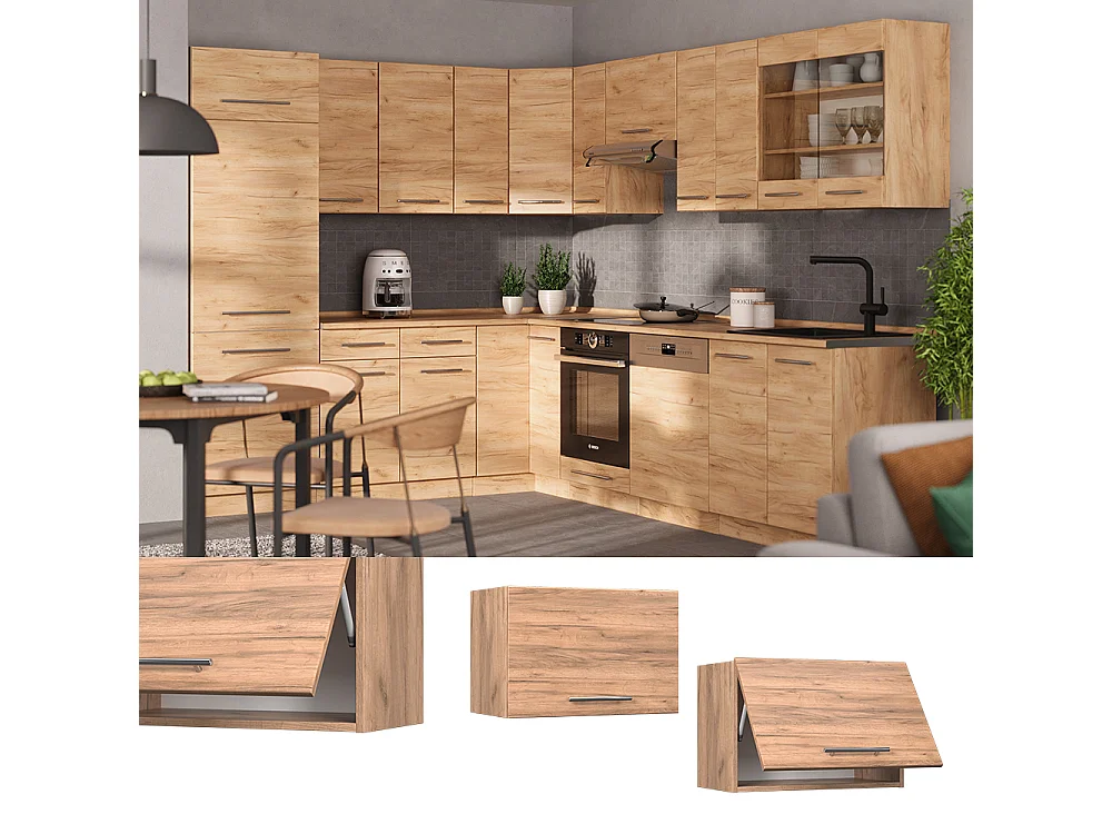 Armario colgante roble dorado 60x34.1x40 fame-line