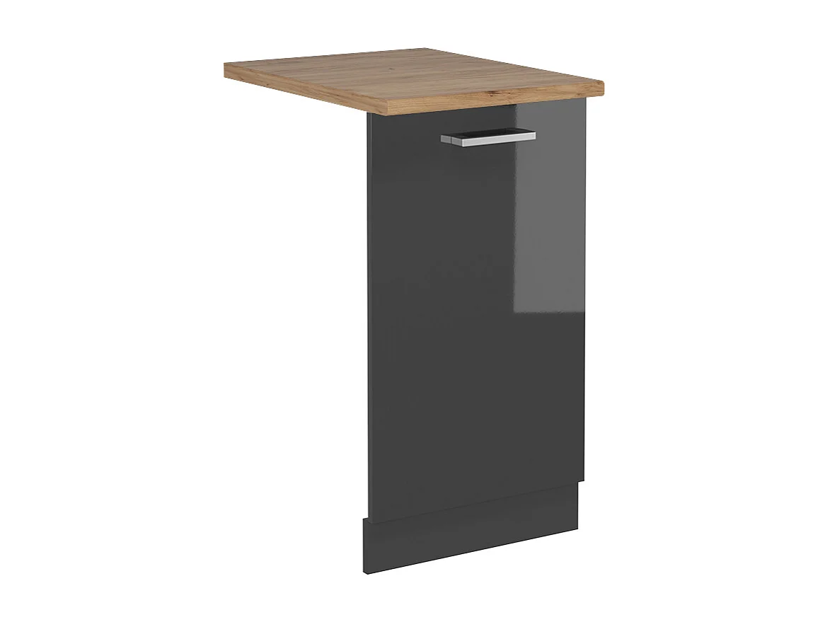 Geschirrspülblende anthrazit hochglanz 45x1.6x81.8 r-line