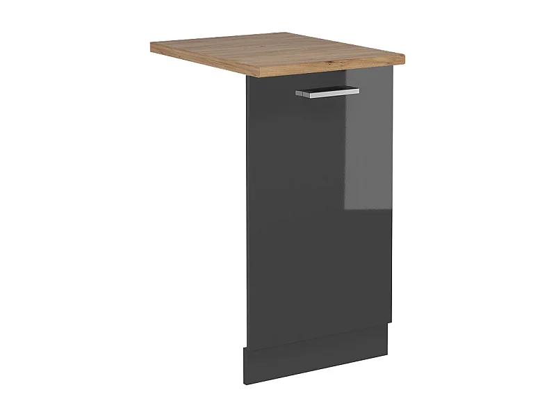 Geschirrspülblende anthrazit hochglanz 45x1.6x81.8 r-line