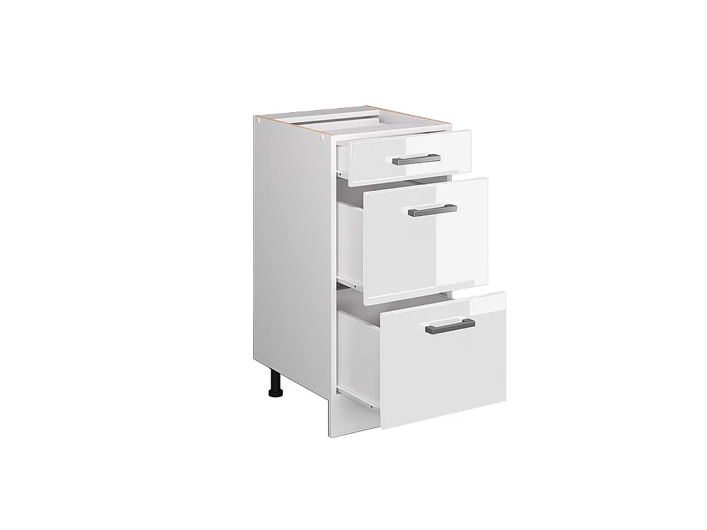 Keukenonderkast wit hoogglans 40x46x81.6 r-line