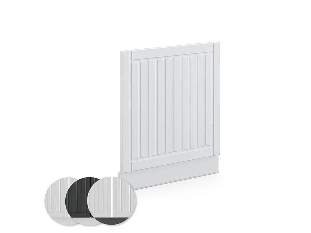 Frontpaneel wit landhuis 60x1.6x67.4 fame-line