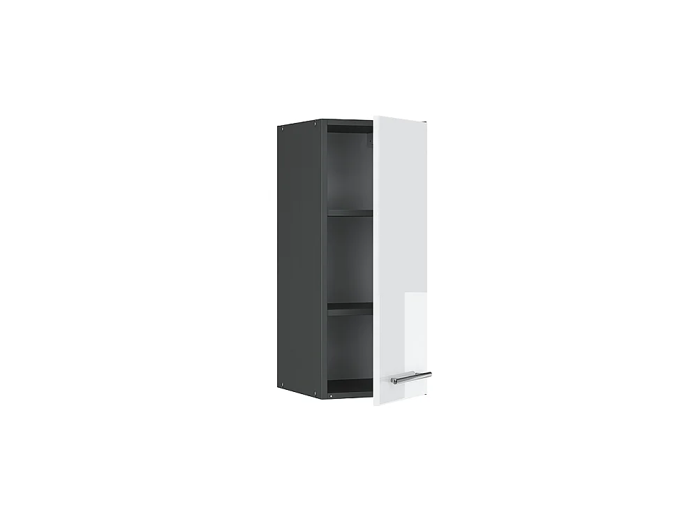 Wall cabinet white high gloss 30x34.1x72 fame-line