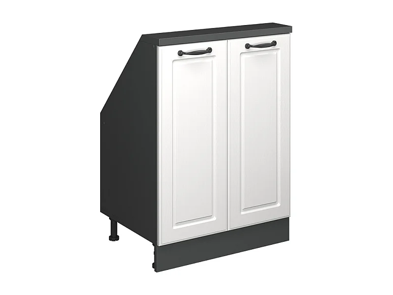 Armario de cocina para techo inclinado blanco casa de campo 60x46x81.6 r-line